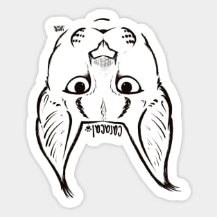 Ink Caracal Close-up Sticker